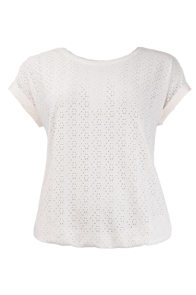 BRISIA AJOUR KNIT 25S4U15502 01 ecru